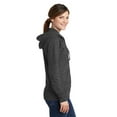 thumbnail image 3 of Port & Company Ladies Core Fleece Full Zip Hooded Sweatshirt-XL (Dark Heather Grey), 3 of 6