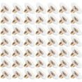 thumbnail image 1 of KAKOWELY 100Set Golden Back of Earrings Studs Secure Design for Everyone, 1 of 8