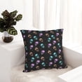 thumbnail image 6 of Fuzoiu purple cyan brown Skull Print Square Pillow Cover,Hidden Zipper Design,Luxury Square Pillow Case, Throw Pillow,Couch Cushion-20"x20", 6 of 7
