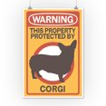 thumbnail image 2 of Corgi, Warning (12x18 Wall Art Poster, Room Decor), 2 of 3