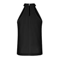 thumbnail image 5 of Mittory Halter Tops for Women Summer Dressy Chiffon Sleeveless Blouse Tops Loose Fit Casual Tank Tops Office Cute Work Shirts, 5 of 5
