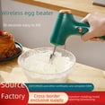 thumbnail image 2 of Mini Electric Automatic Egg Beater with Dual Mixing Heads – Compact, Portable Kitchen Tool for Whisking Eggs, Cream & Egg Whites – Durable, Easy to Clean Baking Accessory, Ideal Gift for Home Bakers, 2 of 6