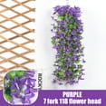 thumbnail image 5 of Artificial Lily Flower Garland Purple Silk Fake Floral Vines for Wedding Home Party Decor 31 Inch, 5 of 7