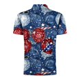thumbnail image 4 of Qiopertar Liquidation à Moins de 5$ Chemise à Manches Courtes Imprimée pour Hommes Col Rabattu en Liquidation Offres d'Accès Anticipé, 4 of 4