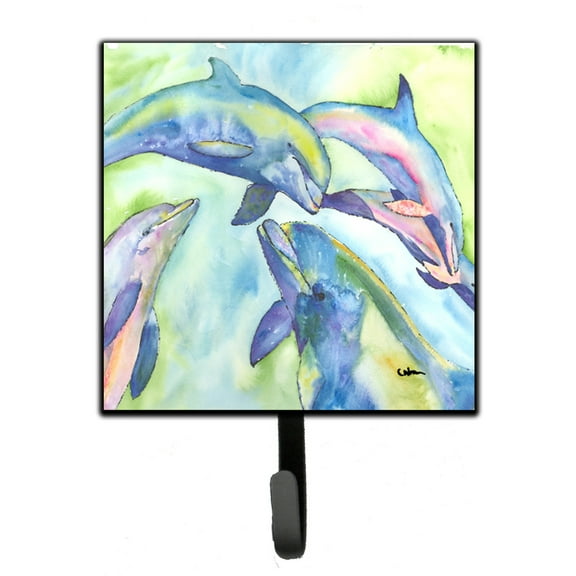 Carolines Treasures 8548SH4 Dolphin Leash or Key Holder Single Hook multicolor