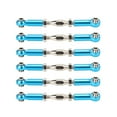 thumbnail image 2 of 6Pcs Aluminum Alloy Adjustable Push RodsTurnbuckle Rod Linkage Accessories for RC Car Modelsblue,, 2 of 5