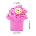 thumbnail image 2 of Pyaiiner Donut Jelly Slime 5 Colors Choices with Various Add-ins Clays Sensory Toys Soft Stretchy Non-Sticky DIY Craft Stress Relief Toy Party Favors Christmas Gift, 2 of 4
