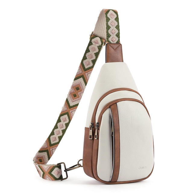 Bandolera CLUCI Sling de piel para mujer impermeable