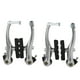 thumbnail image 2 of par de frenos V-Brake universales para bicicleta de montaña, juego de abrazaderas con pastillas de freno, 2 of 9