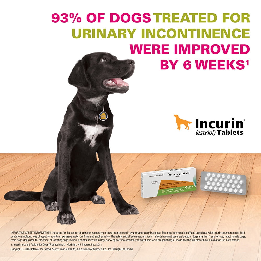 Incurin (Estriol) Tablets for Dogs, 1mg