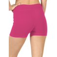 thumbnail image 4 of Womens Cotton Thick Band Running Yoga Shorts, 4 of 7