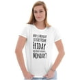 thumbnail image 3 of Friday Close Monday Weekend Vibes Men's Graphic T Shirt Tees Brisco Brands S, 3 of 4
