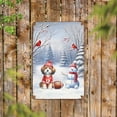 thumbnail image 2 of Hello Winter Havanese Football Snowman Welcome Snowy Morning Vertical Metal Aluminum Sign Havanese Dog Lover Gifts Idea Wall Art Home Decor - 01012, 2 of 5