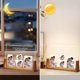 thumbnail image 5 of Specollect 2 Pcs Acrylic Night Light, LED Lamp, Anniversary Birthday Gift for Couples, Romantic Home Decor, Bedside Table Light, High-Clarity Thick Acrylic with Wood Base 8in, 5 of 8
