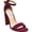 Burgundy Suede, variant on Steve Madden Carrson Rhinestone Heeled Sandal (Women's)