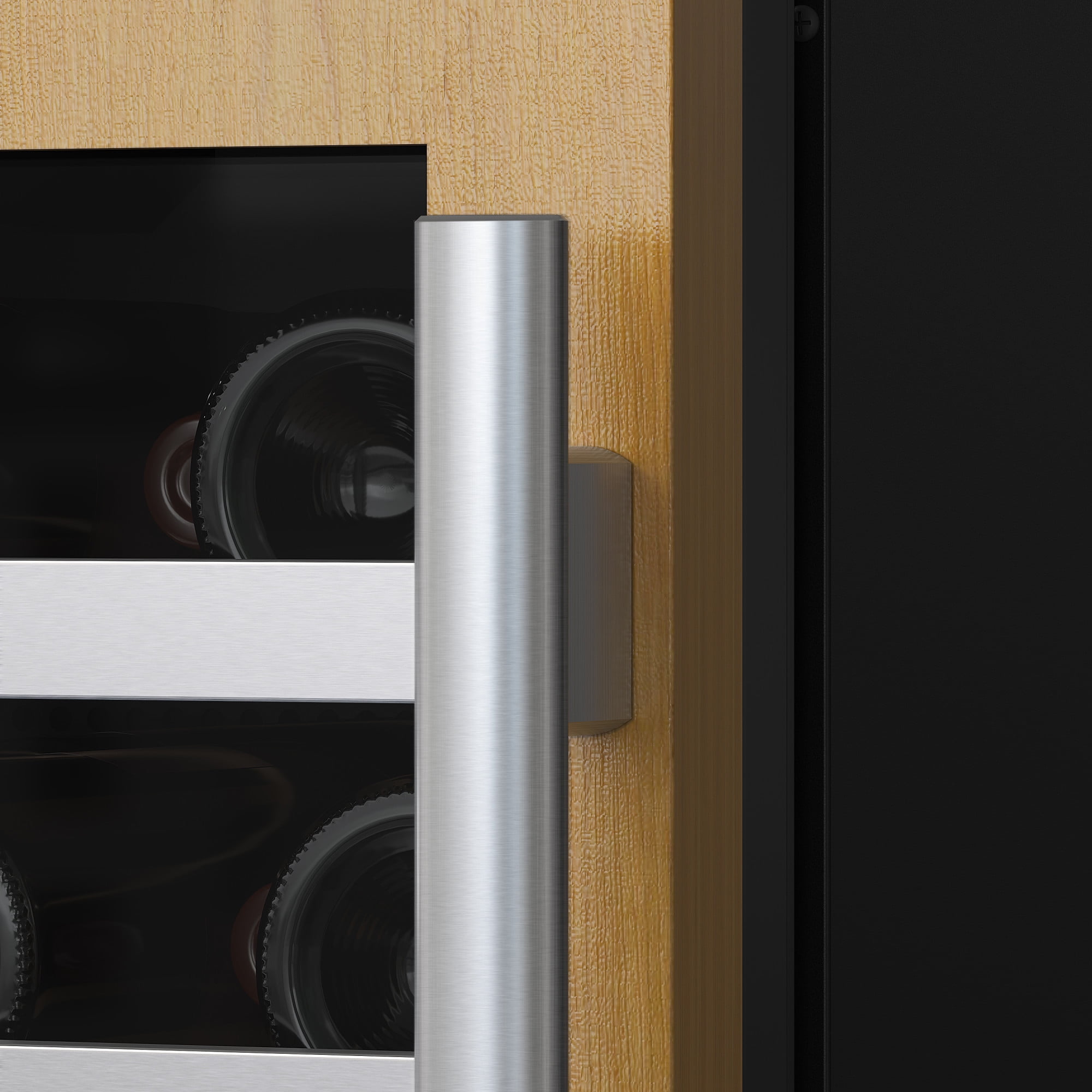 Avallon Awc242szlh 24" Wide 53 Bottle Capacity Single Zone Wine Cooler - Stainless Steel