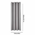 thumbnail image 2 of Specollect Clearance 2Pcs Elegant Long Curtains,Thermal Room Darkening 80% Blackout Black Out Curtains for Bedroom Living Room,39x78 in, 2 of 5