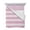 White Pink, variant on Quilts Full Size Bedding Set, Cream Striped Lightweight Quilted Comforter, Farmhouse Vintage Brown Stripes Soft Reversible Bedspread Coverlet with Pillow Covers for All Season, 78" x 90"