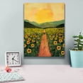thumbnail image 4 of Epic Graffiti 'Sunflower Plantation'  by Andreas Magnusson Canvas Wall Art, 12" x 16", 4 of 8