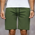 thumbnail image 5 of QATAINLAV Mens Hiking Cargo Shorts 7 Inch with Pockets Casual Loose Straight Leg Work Shorts Stretch Lightweight Drawstring Sweat Shorts for Outdoor Fishing Army Green S Clearance Sale, 5 of 7
