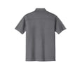 thumbnail image 2 of Mato & Hash Mens Modern Stain-Resistant Pocket Polo - MH - Steel Grey MHK559SA S, 2 of 2