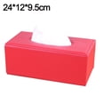 thumbnail image 2 of Caja de pañuelos para el hogar Caja de pañuelos para el automóvil Caja de pañuelos de cuero Caja de pañuelos de PU para el hogar, 2 of 5