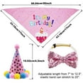 thumbnail image 3 of Dog Birthday Bandana Scarf Pet Clothes for Medium Dogs Female and Dog Girl Boy Pet Clothes for Large Dogs Girl Birthday Party Hat with Cute Dog Bow Tie for Small Dog Pet, 3 of 4