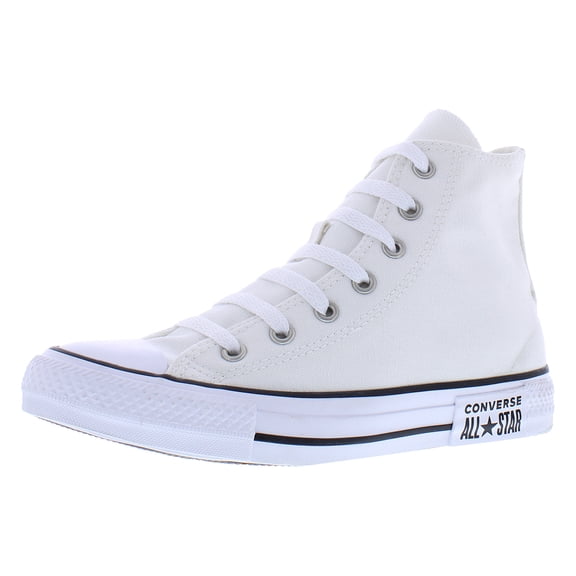 Converse Chuck Taylor All Star High GS Girls Shoes Size 6.5, Color: Vintage White/White/Black
