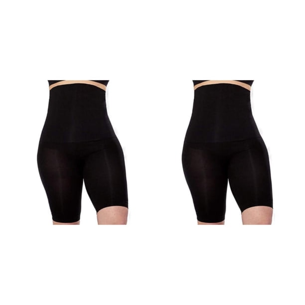 Sonducket Body acolchado sin costuras levantador de glúteos, ropa moldeadora ligera, buena elasticidad, ropa interior lavable reutilizable, Negro L-XL 2Conjunto