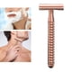 thumbnail image 5 of Maquinilla de Afeitar de Seguridad de Mango Largo Premium Sunnimix Doble Filo dorado, 5 of 8