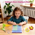 thumbnail image 6 of Weaving Loom Kit Toys & Friendship Bracelet Making Kit for Kids, Birthday Christmas Gifts for Girls Ages 6 7 8 9 10-12, Potholder Coaster Rainbow Bands Weaving Kit, Creative DIY Arts and Craft Looms, 6 of 9