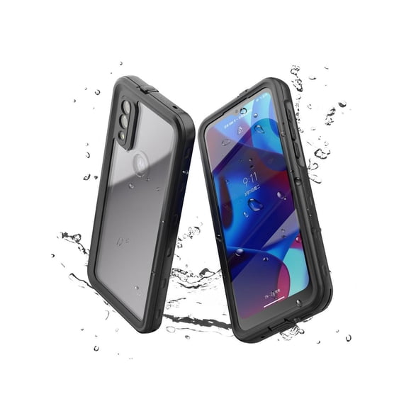 For Motorola Moto G Pure 2021 Case Waterproof, Built in Screen Protector Full Body Heavy Duty Protective Cover Shockproof IP68 Underwater Case for Moto G Pure 2021 6.5 inch