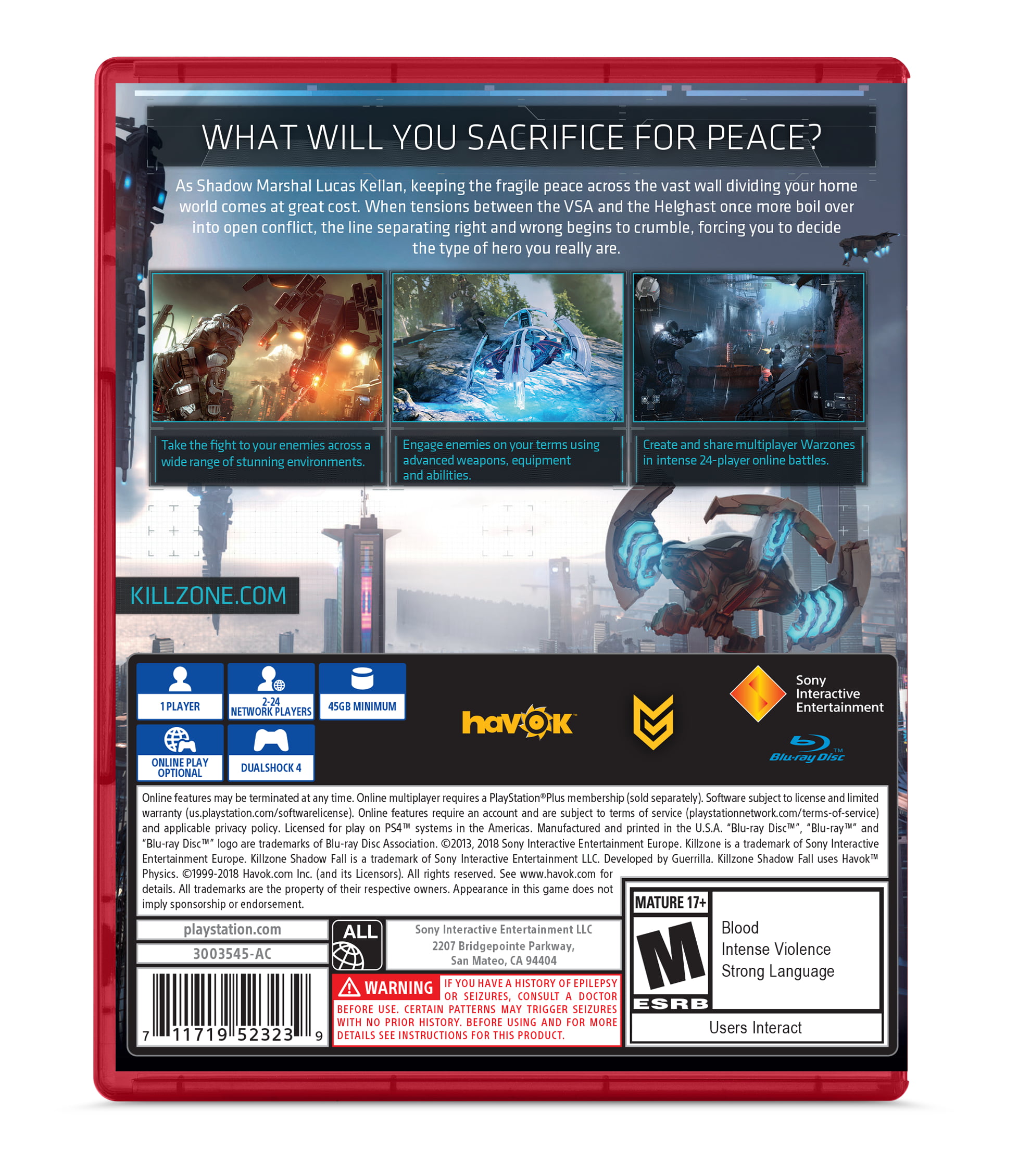 PS4 - Killzone Shadow Fall (GH) SEALED
