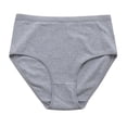 thumbnail image 2 of VLOOCKLW Women's Cotton Panties Large Size Breathable Briefs, Soft Stretch Tummy Control Ladies Panties for Daily Comfort & Everyday Wear, 2 of 4