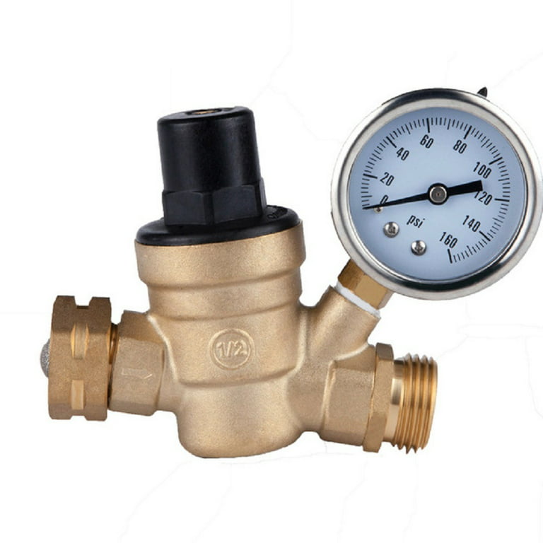 Camco - 40058 - Adjustable Water Pressure Regulator Brass