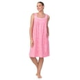 thumbnail image 7 of Aria Women's Sleeveless 100% Cotton Nightgown, Sizes XS-5X, 7 of 7