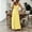 Yellow, variant on VIWORLD Women's Elegant Sleeveless Jumpsuit V-Neck Wide Leg Pants with Back Bow Vintage Style Beachwear Yellow，S
