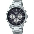 thumbnail image 2 of Casio Standard Chronographe Analogique Acier Inoxydable Cadran Gris Quartz MTP-E515D-1AV Montre pour Homme, 2 of 2