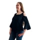 thumbnail image 2 of Blusa D'Noel  Sin hombros manga 3/4 aplicaciones de encaje, 2 of 5