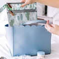 thumbnail image 3 of Baby Diaper Bag Dry&Wet Bag Nappy Organizer Pouches Waterproof with Two Zippered Pockets Reusable Stroller Hanging Bag, 3 of 7