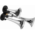 thumbnail image 2 of Vixen Horns Train Horn Kit for Trucks/Car/Semi. Complete Onboard System- 150psi Air Compressor, 0.5 Gallon Tank, 3 Trumpets. Super Loud dB. Fits Vehicles like Pickup/Jeep/RV/SUV 12v VXO8705/3311, 2 of 10