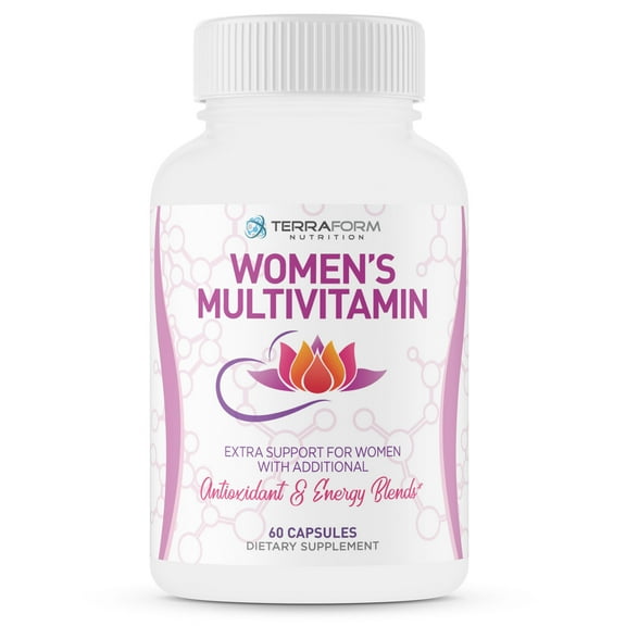 Women’s Multivitamin Multimineral Supplement - Over 40 Active Ingredients - 60 Caps