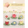 thumbnail image 2 of Spring Buttons-Spring Flowers, 2 of 2