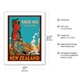thumbnail image 2 of Haere Mai (Welcome) to New Zealand - Native Maori Women - Vintage Travel Poster c.1920 - Bamboo Fine Art 290gsm Paper (Unframed) 17x22in, 2 of 4
