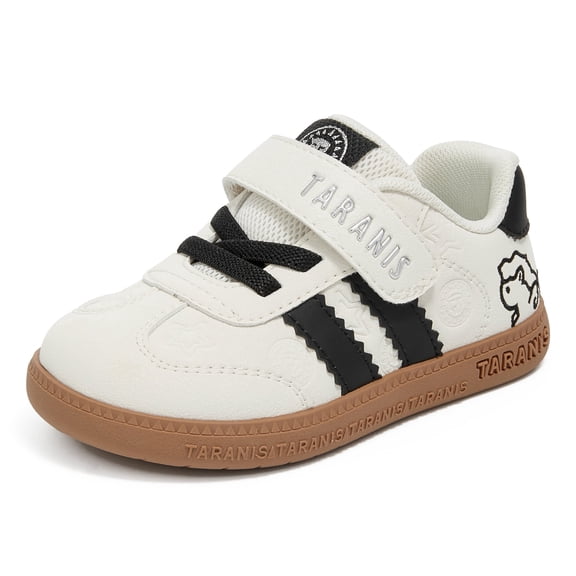 TARANIS Baby Toddler Retro Sneakers with Gum Sole, Lightweight Non-Slip Walking Shoes for Boys and Girls