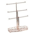 thumbnail image 3 of Organizador de joyas, soporte para collar, pulsera, collar, estante de 3 niveles, soporte para presentación de joyería para apartamento, vestidor de Yuyangstore Organizador de joyas, 3 of 8