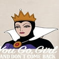 thumbnail image 3 of Disney Snow White & The Seven Dwarfs - You Go Girl, & Don't Come Back - Women's Oversized T-Shirt, 3 of 5