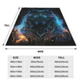 thumbnail image 3 of Susaid Cool Blue Light Wolf Print Microfiber Cleaning Cloth, Multi-Functional Cleaning Towels, Highly Absorbent Cleaning Rags,Cleaning Cloths for Car Kitchen Home-40"x30", 3 of 7
