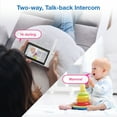 thumbnail image 5 of VTech VM5267 Video Baby Monitor with 5" Display and Remote Pan & Tilt Camera, 5 of 14