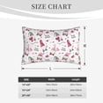 thumbnail image 4 of Honeii Valentine's Day gnomes Pattern Decorative Throw Pillow Case - Elevate Your Couch, Sofa, or Bed with Stylish Home Decor(No pillow core)-20"x30", 4 of 6